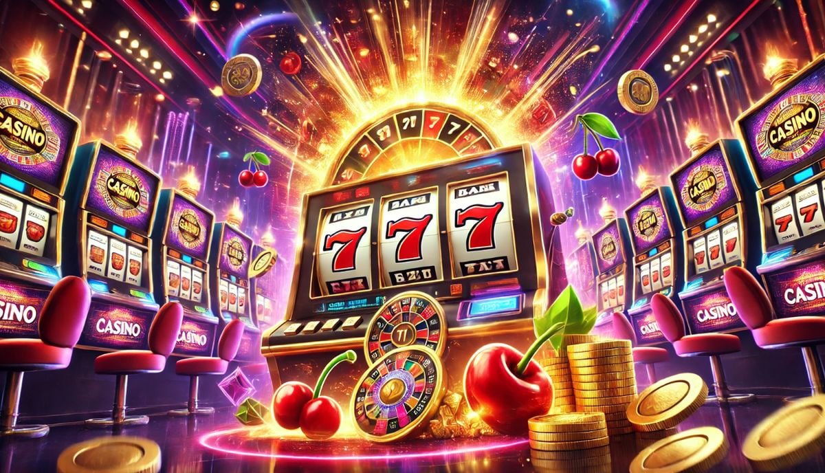 Fish shooting game screen on 747 casino with colourful underwater graphics